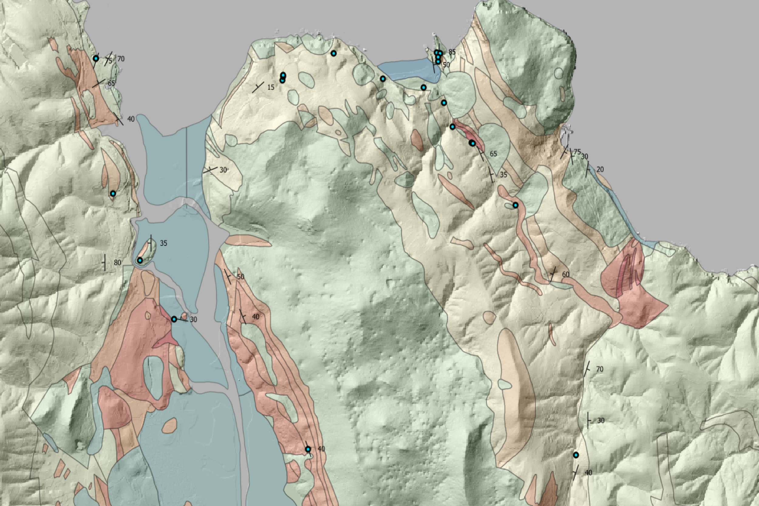 geothecnics EVE. Geologichal cartography of Basque Country