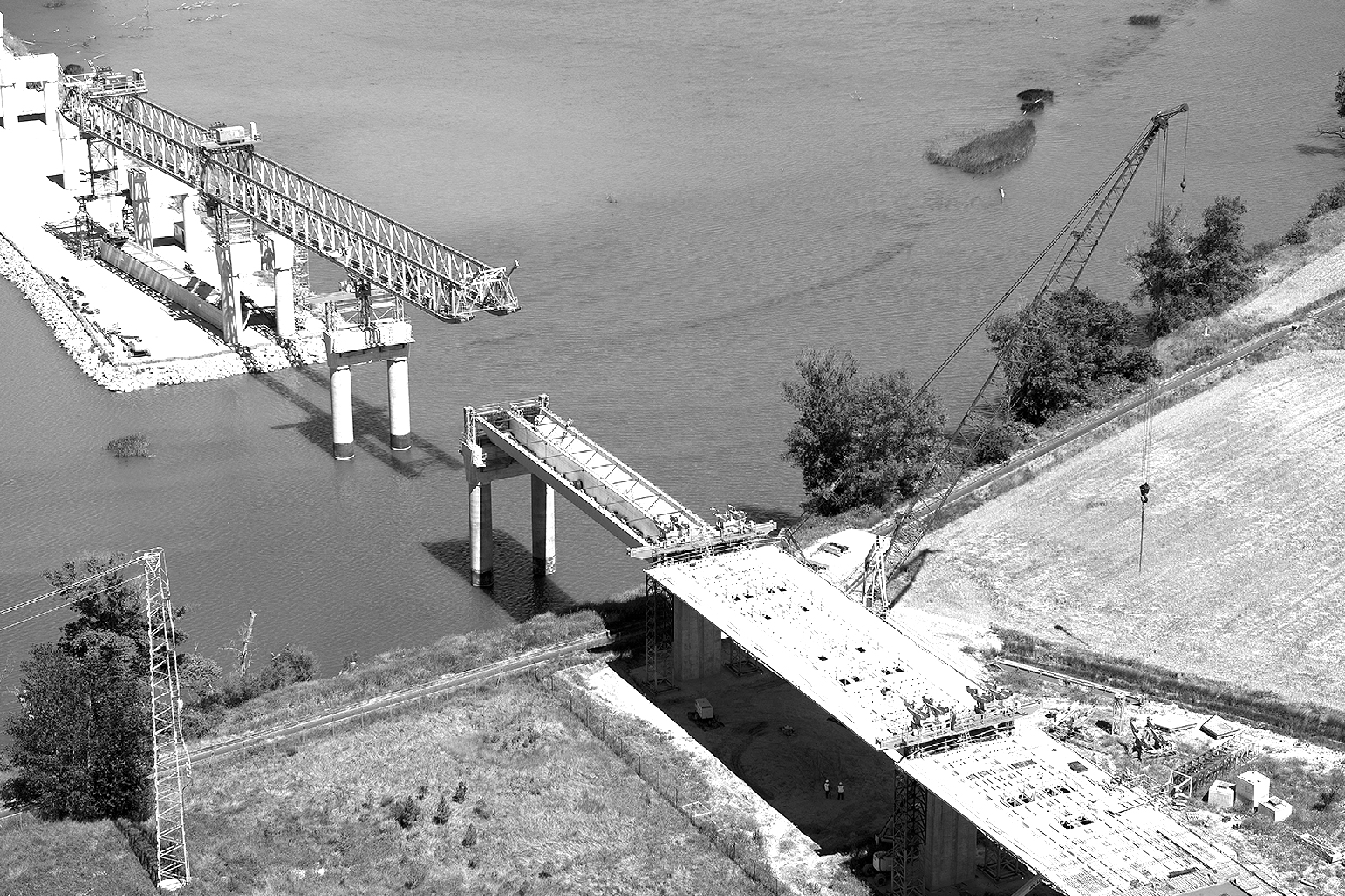 Venta de Baños Bridge. High Speed Spain across Pisuerga river
